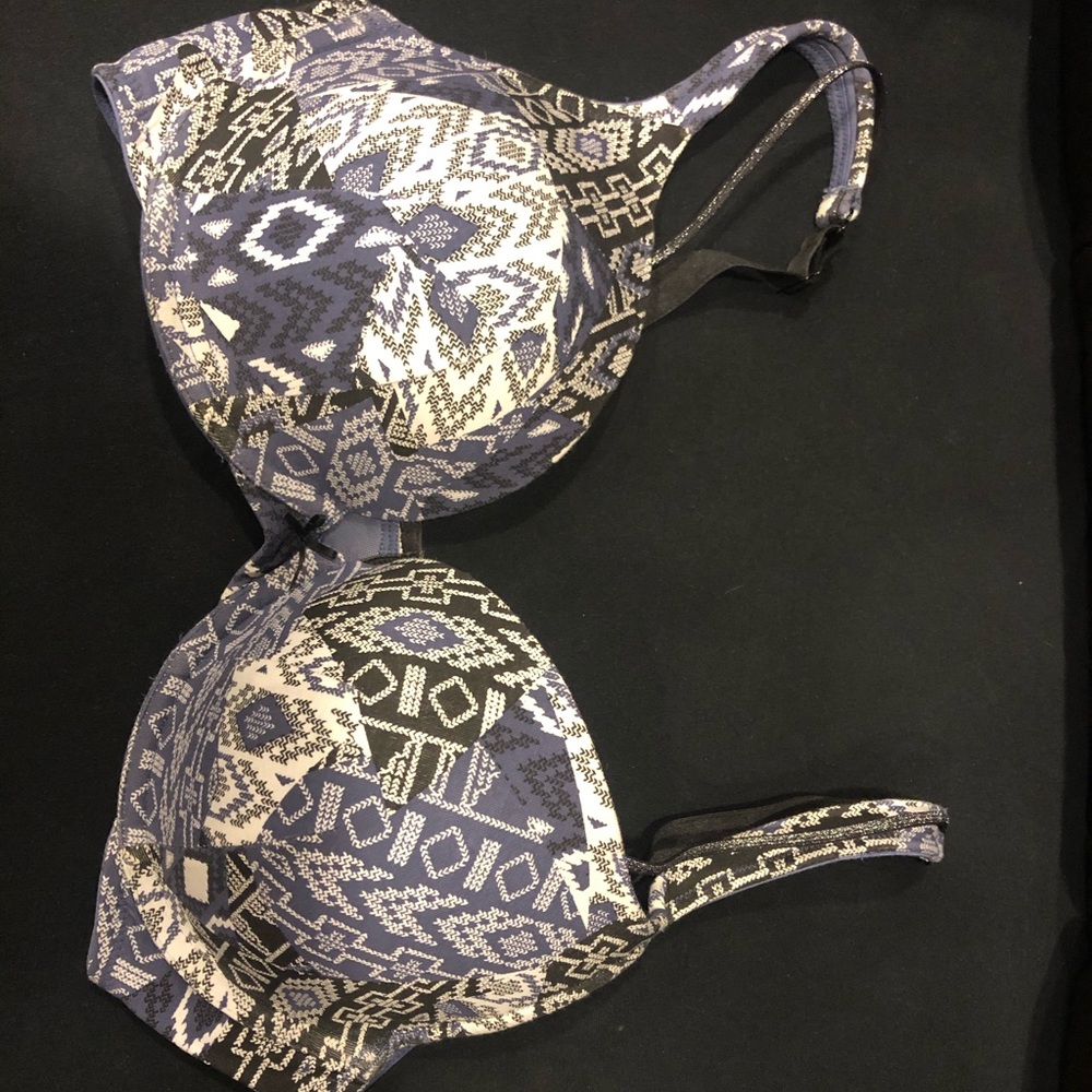 Boost Plunge Bra BLUE Cacique Lane Bryant  40D
